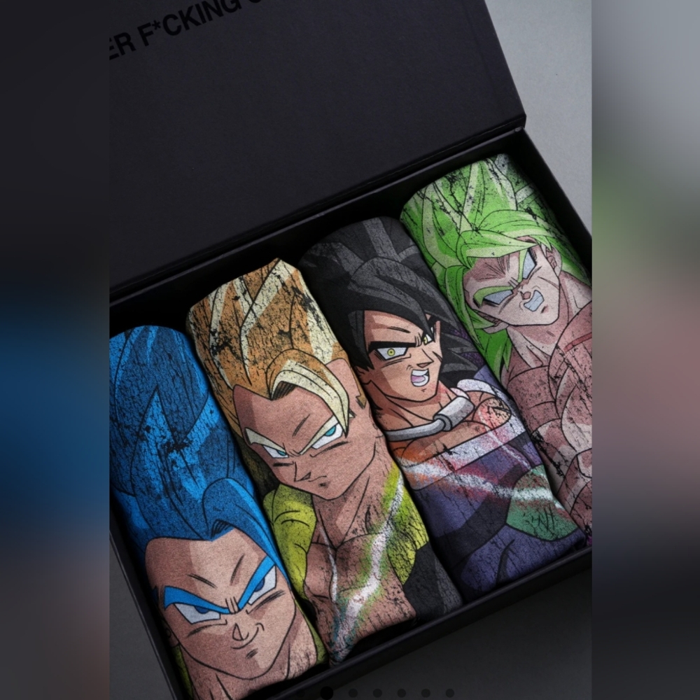 Darc Sport "Broly VS Gogeta" (Side By Side) Box Tee Set